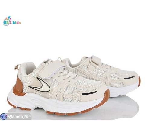 Дитячі кросівки на весну/осінь (8 пар р.32-37) бежевий  "BBT"