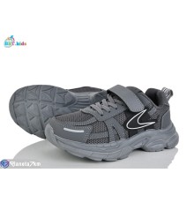 Дитячі кросівки на весну/осінь (8 пар р.32-37) сірий  "BBT"