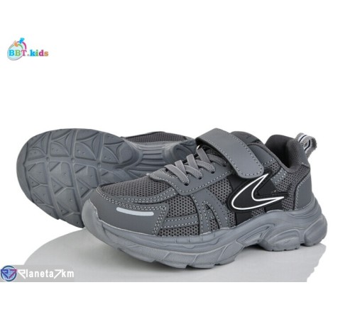 Дитячі кросівки на весну/осінь (8 пар р.32-37) сірий  "BBT"