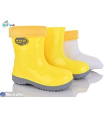 Дитяче гумове взуття на весну/осінь (10 пар р.31-35) жовтий  "BBT"