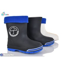 Дитяче гумове взуття на весну/осінь (10 пар р.26-30) чорний  "BBT"