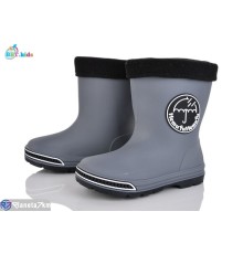 Дитяче гумове взуття на весну/осінь (10 пар р.26-30) сірий  "BBT"