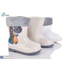 Дитяче гумове взуття на весну/осінь (10 пар р.25-29) бежевий  "BBT"