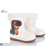 Дитяче гумове взуття на весну/осінь (10 пар р.25-29) бежевий  "BBT"