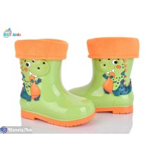 Дитяче гумове взуття на весну/осінь (10 пар р.25-29) зелений  "BBT"