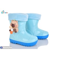 Дитяче гумове взуття на весну/осінь (10 пар р.25-29) блакитний  "BBT"