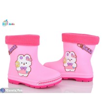 Дитяче гумове взуття на весну/осінь (10 пар р.22-26) рожевий  "BBT"