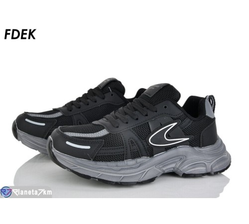 Кросівки на весну/осінь (8 пар р.36-41) чорний  "FDEK"