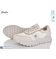 Кросівки жіночі на весну/осінь (8 пар р.36-41) бежевий  "Chunsen"