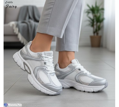 Кросівки жіночі на весну/осінь (8 пар р.36-41) білий  "LOFA"