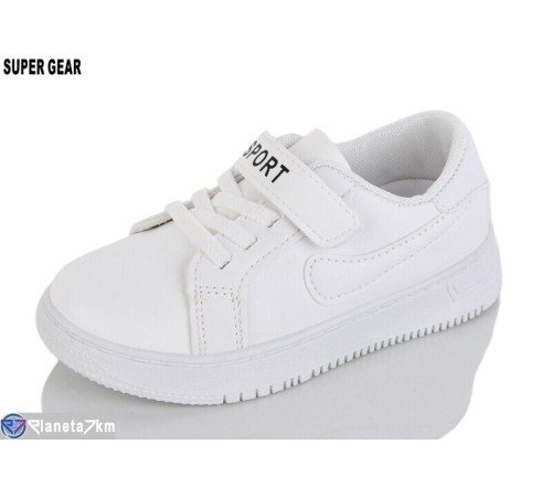 Дитячі кросівки на весну/осінь (6 пар р.26-31) білий  "Super Gear"