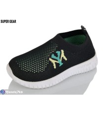 Дитячі кросівки на літо (12 пар р.28-33) чорний  "Super Gear"