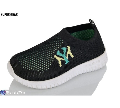 Дитячі кросівки на літо (12 пар р.28-33) чорний  "Super Gear"