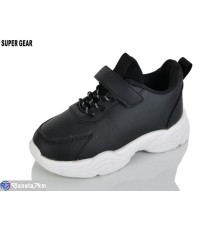 Дитячі кросівки на весну/осінь (6 пар р.26-31) чорний  "Super Gear"