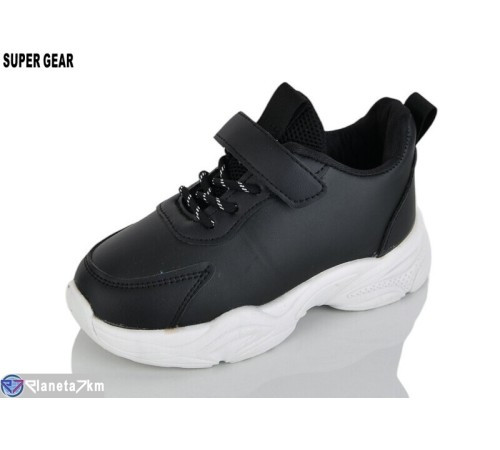 Дитячі кросівки на весну/осінь (6 пар р.26-31) чорний  "Super Gear"