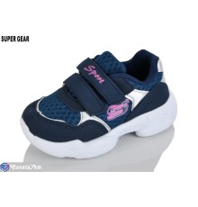 Дитячі кросівки на весну/осінь (12 пар р.26-31) синій  "Super Gear"