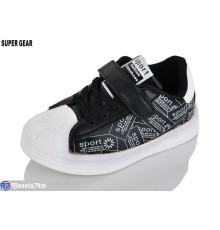 Дитячі кросівки на весну/осінь (8 пар р.25-30) чорний  "Super Gear"