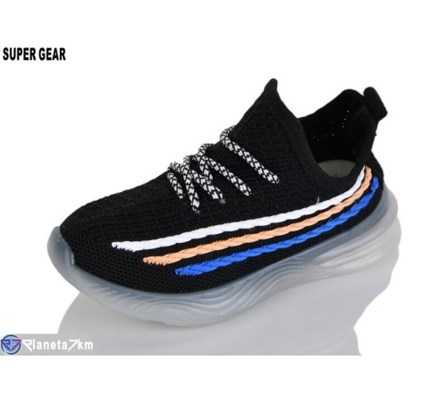 Дитячі кросівки на літо (12 пар р.26-31) чорний  "Super Gear"