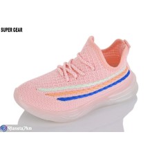 Дитячі кросівки на літо (12 пар р.26-31) рожевий  "Super Gear"