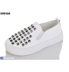 Сліпони дитячі на весну/осінь (10 пар р.27-31) білий  "Super Gear"