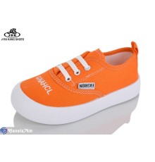 Дитячі кеди на весну/осінь (12 пар р.26-31) оранжевий  "Jibukang"
