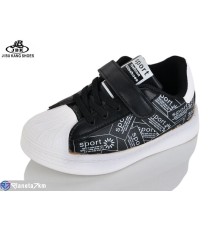 Дитячі кросівки на весну/осінь (8 пар р.25-30) чорний  "Jibukang"