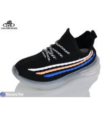 Дитячі кросівки на літо (12 пар р.26-31) чорний  "Jibukang"