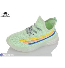 Дитячі кросівки на літо (12 пар р.26-31) зелений  "Jibukang"