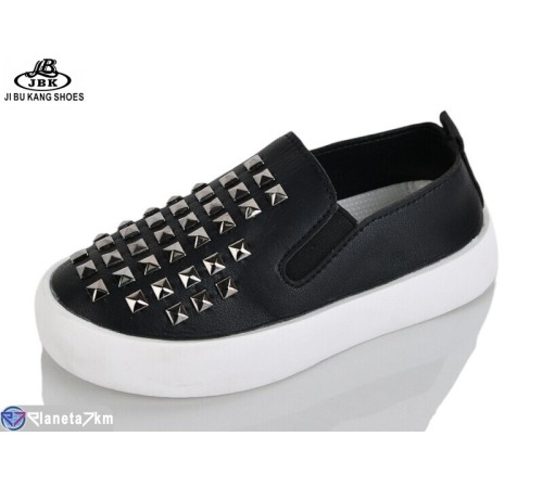 Сліпони дитячі на весну/осінь (10 пар р.27-31) чорний  "Jibukang"