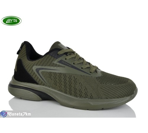 Кросівки чоловічі на весну/осінь (8 пар р.41-45) зелений  "Bayota"