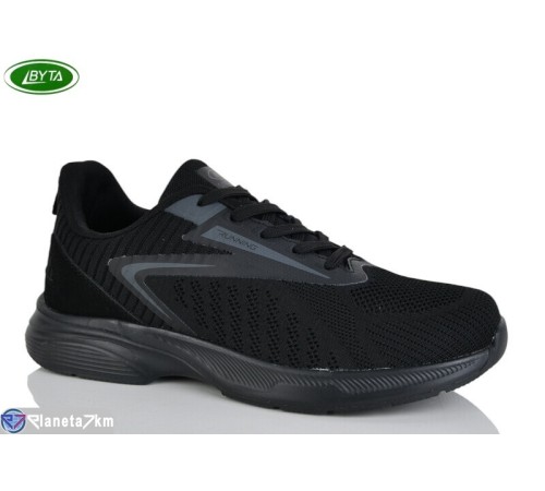 Кросівки чоловічі на весну/осінь (8 пар р.41-45) чорний  "Bayota"