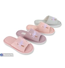 Тапки жіночі на весну/осінь (12 пар р.36-41) мікс  "LUXORIS"