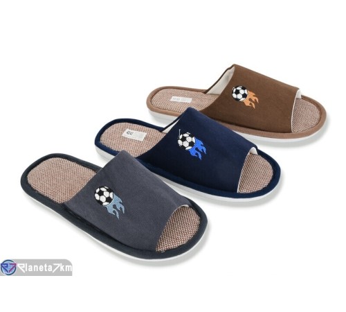 Тапки чоловічі на весну/осінь (12 пар р.40-45) мікс  "LUXORIS"