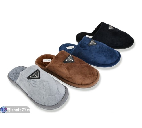 Тапки чоловічі на весну/осінь (12 пар р.42-47) мікс  "LUXORIS"