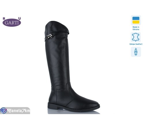 Чоботи жіночі на весну/осінь (6 пар р.36-40) чорний  "Garti"