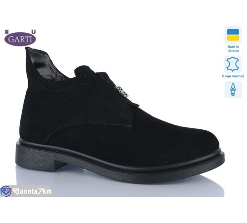 Черевики жіночі на весну/осінь (6 пар р.36-40) чорний  "Garti"