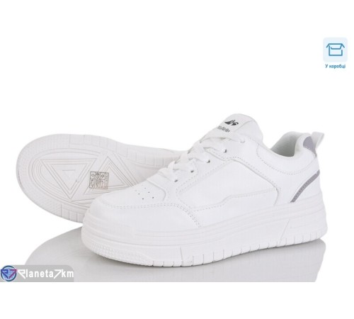 Кросівки жіночі на весну/осінь (8 пар р.36-41) білий  "Mirella"