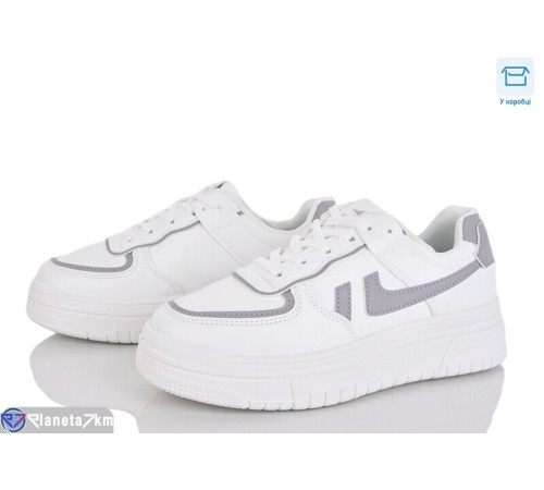 Кросівки жіночі на весну/осінь (8 пар р.36-41) білий  "Mirella"