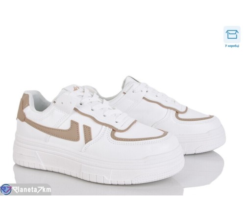 Кросівки жіночі на весну/осінь (8 пар р.36-41) білий  "Mirella"