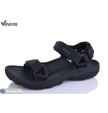 Сандалі чоловічі на літо (8 пар р.41-46) чорний  "Supo-Vegas"