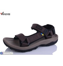 Сандалі чоловічі на літо (8 пар р.41-46) коричневий  "Supo-Vegas"