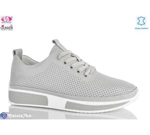 Кросівки жіночі на літо (8 пар р.36-40) сірий  "Gukkcr"