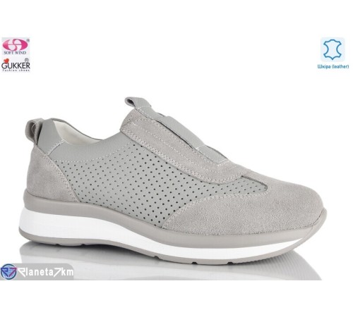 Кросівки жіночі на літо (8 пар р.36-40) сірий  "Gukkcr"