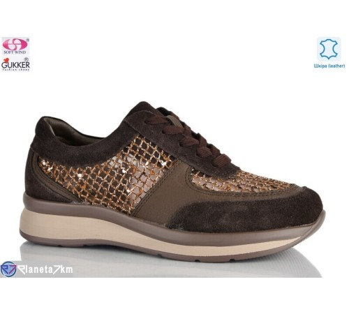 Кросівки жіночі на літо (8 пар р.36-40) коричневий  "Gukkcr"