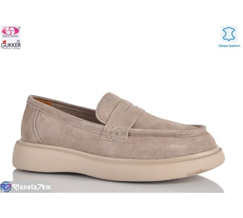 Туфлі жіночі на весну/осінь (8 пар р.36-40) коричневий  "Gukkcr"