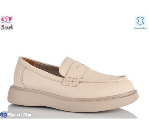 Туфлі жіночі на весну/осінь (8 пар р.36-40) бежевий  "Gukkcr"