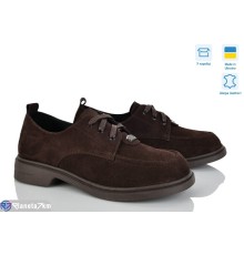 Туфлі жіночі на весну/осінь (6 пар р.36-41) коричневий  "FOX"