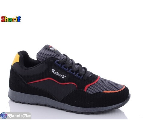 Кросівки чоловічі на весну/осінь (8 пар р.40-44) чорний  "Sharif"