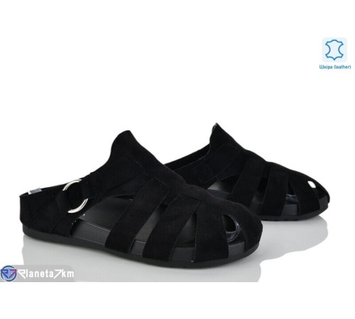 Шлепки жіночі на літо (8 пар р.36-41) чорний  "LOREDANA"