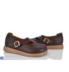 Туфлі жіночі на весну/осінь (8 пар р.36-41) коричневий  "LOREDANA"